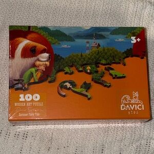Davici Wooden Art Puzzle - 100 Pieces Kids Summer Fairy Tale NEW Sealed